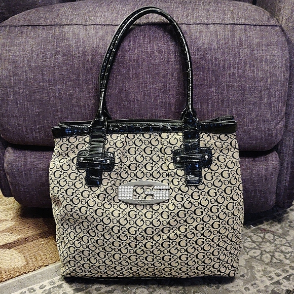 Guess Shoulder Bag Satchel - Picture 1 of 8